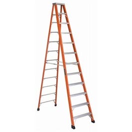 12-Ft. Heavy Duty Step Ladder, Fiberglass, Type IAA, 375-Lb. Duty Rating