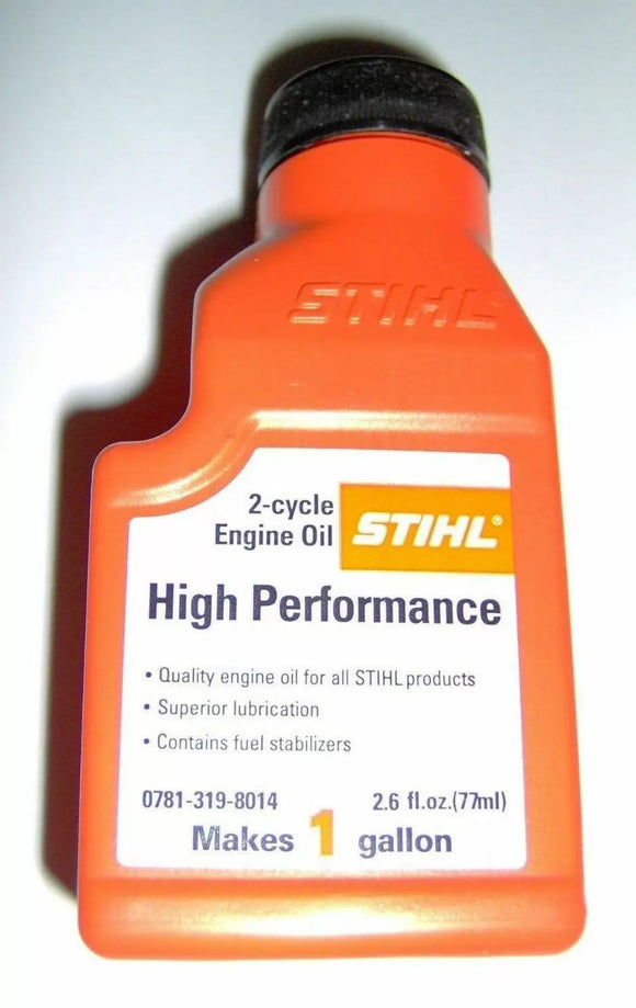 Stihl High Performance 2-Cycle Engine Oil 2.6 oz (2.6 oz)