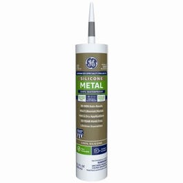 Metal Silicone 2 Sealant, Metallic Grey, 10.1-oz.