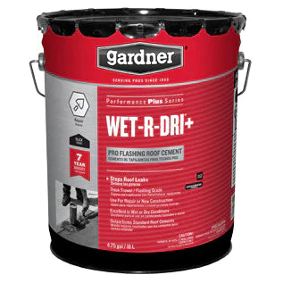 Gardner® WET-R-DRI®+ Pro Flashing Roof Cement 29 Oz (29 Oz)