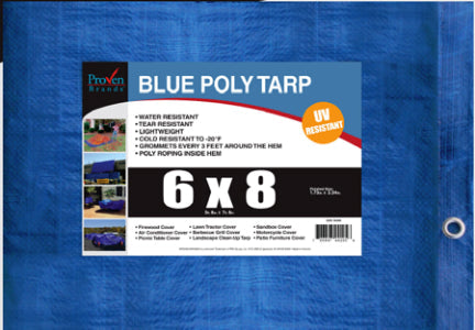 16 X 20 BLUE POLY TARP