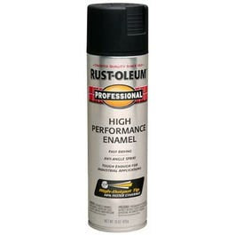 Fast Dry Professional Spray Enamel, Fast-Dry, Black Semi-Gloss, 15-oz.