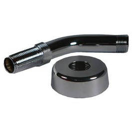 Plastic Shower Arm With 1/2-Inch Threaded Pipe
