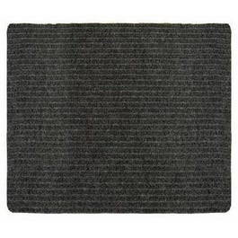 Carpet Runner, Concord, Charcoal Polypropylene, 3 x 4-Ft.