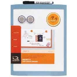 Magnetic Dry Erase Board, White, 8.5 x 11-In.