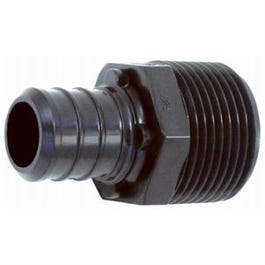 Pipe Fitting, Poly Pex Adapter, 1/2 x 1/2-In.