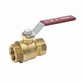 Full Port Ball Valve, Lead Free, Forged Brass, 1/4-In. FPT