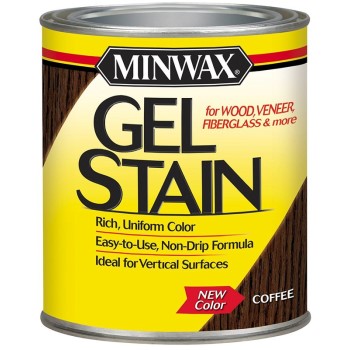 Minwax 260914444 Gel Stain, Coffee ~ Half Pint