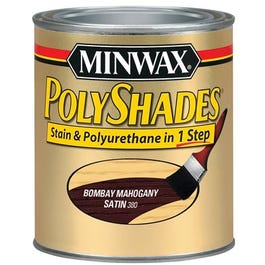 1-Qt. Bombay Mahogany Satin Polyshades Wood Stain