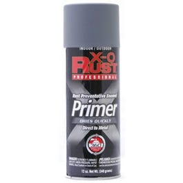Anti-Rust Enamel Primer, Gray, 12-oz. Spray