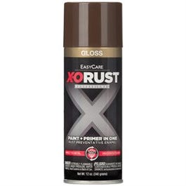 Anti-Rust Enamel Paint & Primer, Seal Brown Gloss, 12-oz. Spray