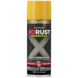 Anti-Rust Enamel Paint & Primer, Safety Yellow Gloss, 12-oz. Spray