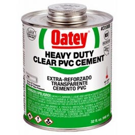 32-oz. Clear Heavy-Bodied PVC Pipe Cement