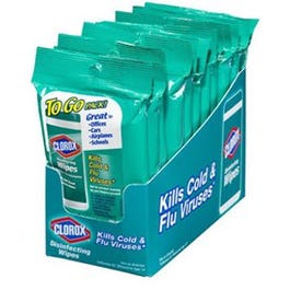 Disinfecting Wipes To Go, Fresh Scent, 9-Ct.