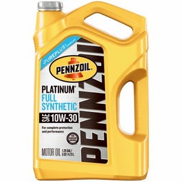Platinum Motor Oil, Synthetic, 10W-30, 5 Qts.