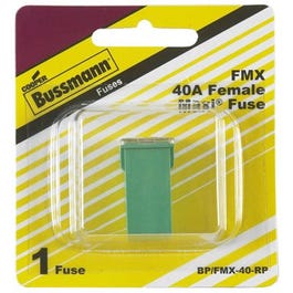 Female Maxi Fuse, Green, 40A