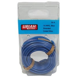 Automotive Wire, Insulation, Blue, 14 AWG, 20-Ft.