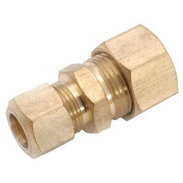 Brass Compression Reducing Union, Lead-Free, 5/8 x 1/2-In.