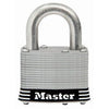 Keyed Laminated Padlock, Stainless Steel, 2-In., 1-In. Long Shackle
