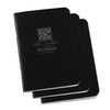 Mini Notebook, Side Stapled, Black, 3-1/4 x 4-5/8-In., 3-Pk.