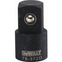 Impact Socket Increasing Adapter, Black Oxide, 1/2-In. Female x 3/4-In. Male Drive