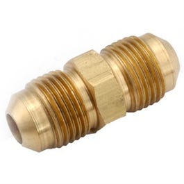 Pipe Fittings, Flare Union, Lead-Free Brass, 5/8-In.