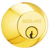 Bright Brass Single-Cylinder Deadbolt Lock