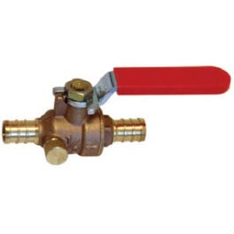 Ball Valve With Drain, Lead Free, .5 x .5-In. Brass Barb