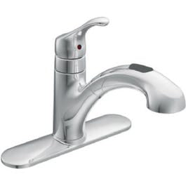 Kitchen Faucet, 1-Handle, Pull-Out Sprayer, Chrome