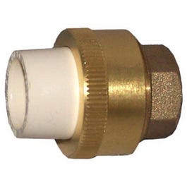 CPVC Pipe Fitting, Union, 1/2-Slip x Brass Slip