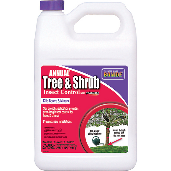 BONIDE ANNUAL TREE & SHRUB INSECT CONTROL CONCENTRATE 1 GAL