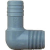 Pipe Fitting, Insert Elbow, Plastic, 1-1/2 x 1-1/2-In. MIP