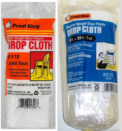 10X20 DROP CLOTH 2MIL