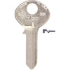 Bilco Bommer Nickel Plated Mailbox Key, (10-Pack)