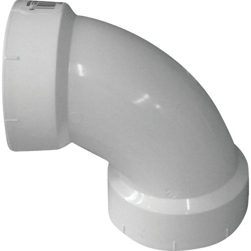 Charlotte Pipe 2 In. 90D Sanitary PVC Elbow