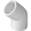 Charlotte Pipe 1/2 In. Schedule 40 Standard Weight PVC Elbow