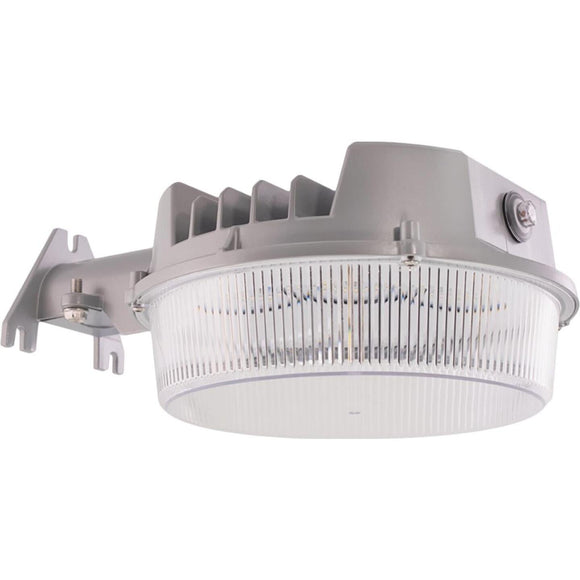 Halo Gray Dusk To Dawn LED Basic Outdoor Area Light Fixture, 4000 Lm.