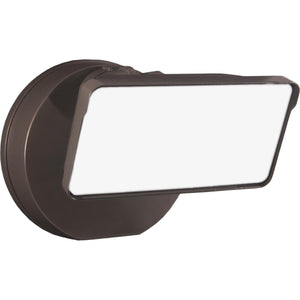 Halo Lumen Selectable Bronze Single Head LED Floodlight Fixture