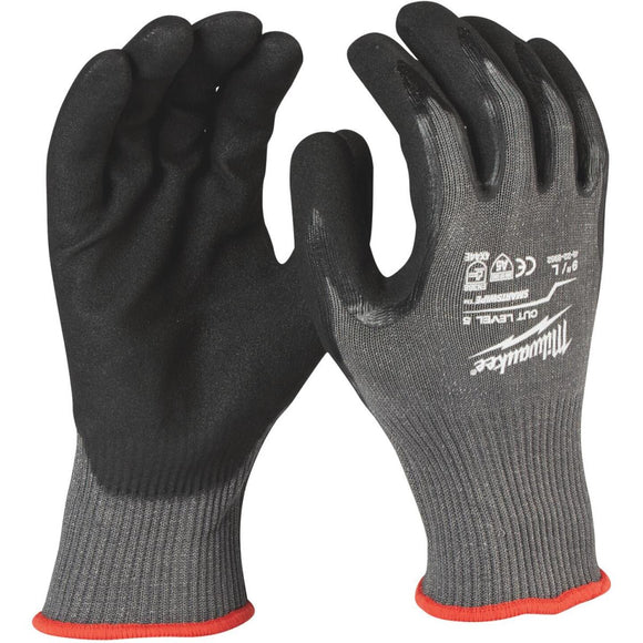 Milwaukee Men's Large Nitrile Coated Cut Level 5 Work Glove