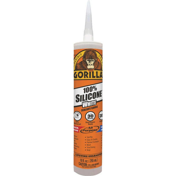 Gorilla 2.8 Oz. 100% Silicone Sealant, Clear - Grant, MI - Bryan's