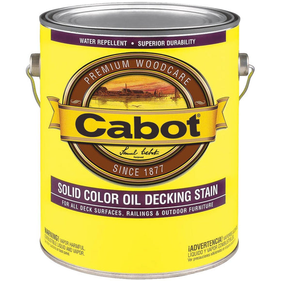 Cabot VOC Solid Color Oil Deck Stain, Neutral Base, 1 Gal.