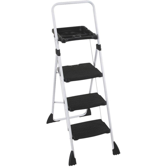 Cosco TriStepPlus Tubular Steel Platform Ladder with 225 Lb. Load Capacity Type II Ladder Rating