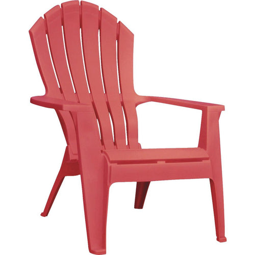 Adams RealComfort Cherry Red Resin Adirondack Chair