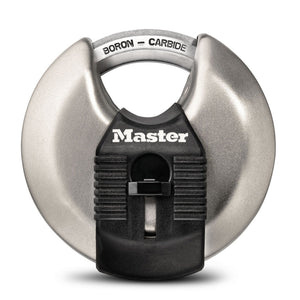 Master Lock 2-3/4in (70mm) Wide Magnum® Stainless Steel Discus Padlock with Shrouded Shackle