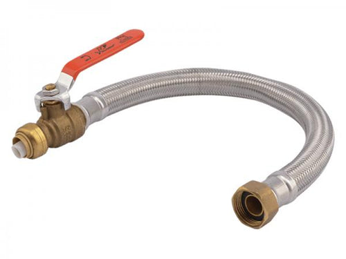 SharkBite® Flexible Braided Stainless Steel Water Heater Supply Connectors